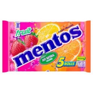 Mentos Fruit Roll 38g