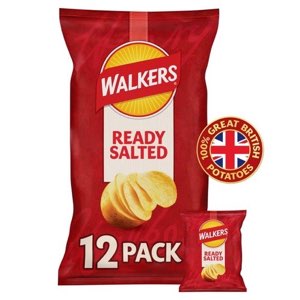 Walkers Ready Salted Multipack Crisps 25g