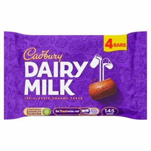 Cadbury Dairy Milk 4pk Multipack