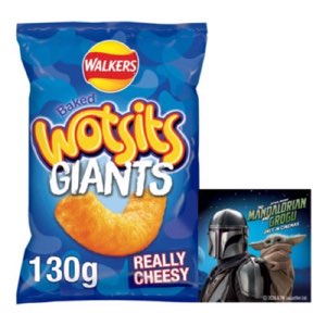 Walkers Wotsits Giants Sweet & Spicy Sharing Snacks Crisps 130g