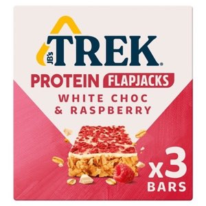 Trek White Chocolate & Raspberry Protein Flapjack 50g
