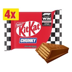 KitKat Chunky Milk Chocolate Bar 4 Pack Multipack 128g