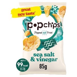 Popchips Sea Salt & Vinegar Potato Chips 85g