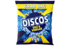 Discos Salt & Vinegar Crisps 50g