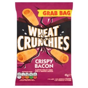 Wheat Crunchies Crispy Bacon Grab Bag Crisps 45g