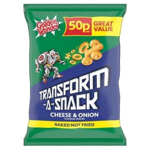 Golden Wonder Transform-A-Snack Cheese & Onion Flavour Snacks PMP 0.50 27g