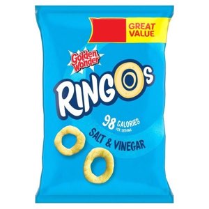 Golden Wonder Ringos Salt & Vinegar PMP 1.00 40g
