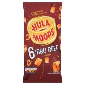 Hula Hoops BBQ Beef 6 pack
