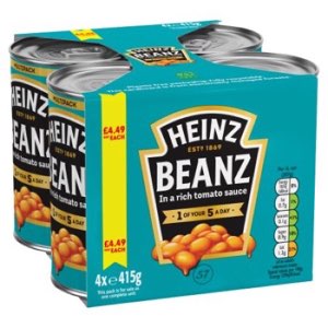 Heinz Beanz PMP 4 pack