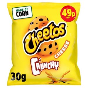 Cheetos Crunchy Cheese Snacks Crisps PMP 0.49 30g