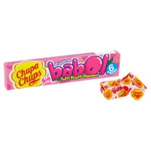 Chupa Chups Big Babol Tongue Painter Soft Bubble Gum 6 Pieces 28g