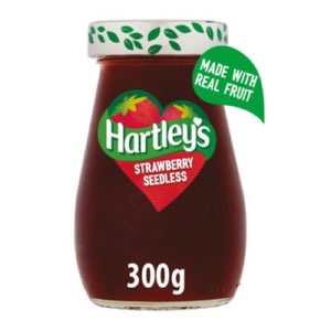Hartley's Strawberry Jam PMP 300g