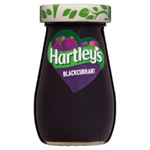Hartley's Blackcurrant Jam PMP 300g