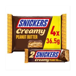 Snickers Creamy Peanut Butter & Milk Chocolate Snack Bar Trio 54.75g