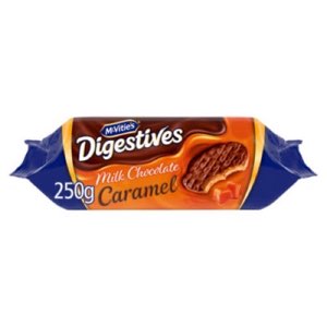 McVitie's Caramel Digestive Biscuits PMP 250g