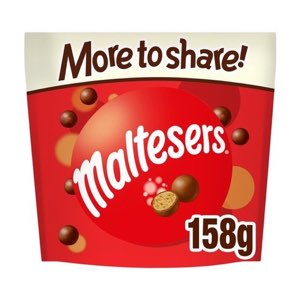 Maltesers Milk Chocolate & Honeycomb More To Share Pouch Bag 158g