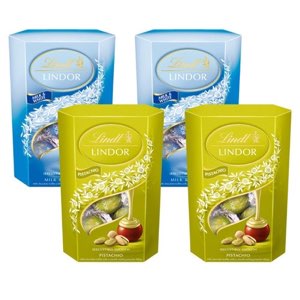Lindt Lindor Pistachio Milk Chocolate Truffles Box 200g