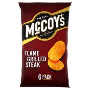McCoy's Flame Grilled Steak Sharing Crisps PMP 1.35 65g