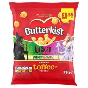 Butterkist Crunchy Toffee Popcorn PMP 1.35 78g