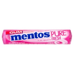 Mentos Pure Fresh Pure Breath Gum Rolls 2x15.5g