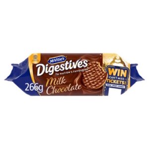 McVitie's Milk Chocolate Digestive Biscuits Twin Pack 2x266g (532g)