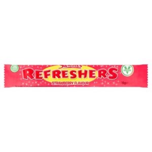 Swizzels Refreshers Strawberry Flavour Chew Bar PMP 0.20 18g