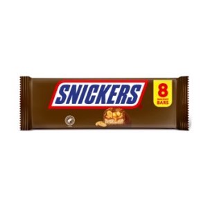 Snickers Peanut Multipack Chocolate Bars 8x34.5g