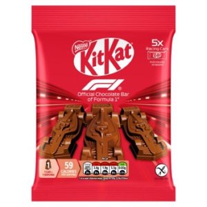 Kitkat F1 Chocolate Car Figure 5 Pack Multipack 55g