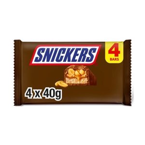 Snickers Peanut & Caramel Chocolate Bar 4 Pack (4x40g)
