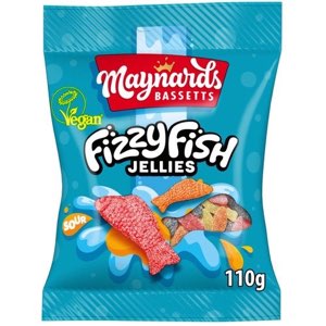 Maynards Bassetts Fizzy Fish Jelly 110g