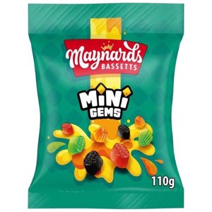 Maynards Bassetts Mini Gems Candy 110g