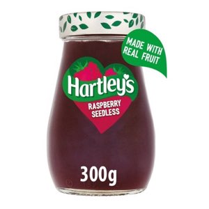 Hartley's Raspberry Seedless Jam PMP 300g