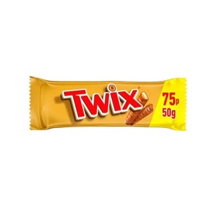 Twix Caramel Biscuit Chocolate Bar PMP 0.89 50g