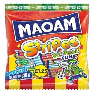 Maoam Stripes Football Fun PMP 1.25 140g