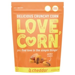 Love Corn Cheddar Crunchy Corn 45g