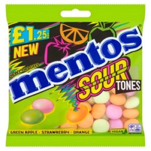 Mentos Sour Tones 1.25 120g