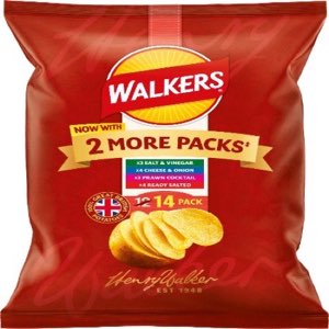 Walkers Classic Variety 14 Pack