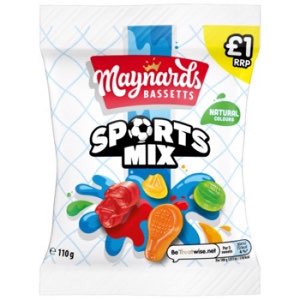 Maynards Bassetts Sports Mix Candy PMP 1.00 110g
