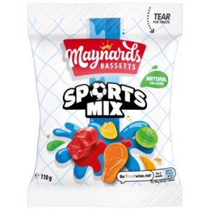 Maynards Bassetts Sports Mix Candy 110g