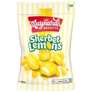 Maynards Bassetts Sherbet Lemons Candy 162g