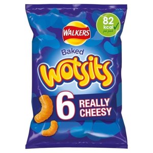 Walkers Wotsits Really Cheesy Multipack Snacks 6x16.5g