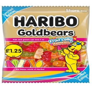 Haribo Goldbears Fruit Lolly Favourites PMP 1.25 140g