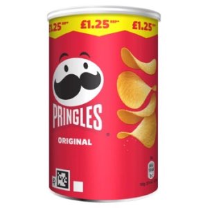 Pringles Original Snacking Crisps PMP 1.25 70g