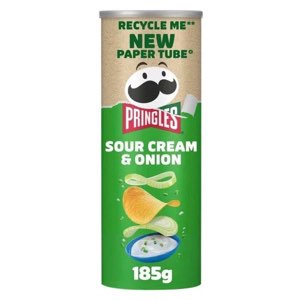 Pringles Sour Cream & Onion Sharing Crisps PMP 1.25 70g