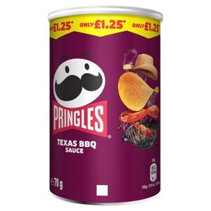Pringles Texas BBQ Snacking Crisps PMP 1.25 70g