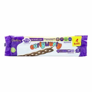 Cadbury Curly Wurly 4pk