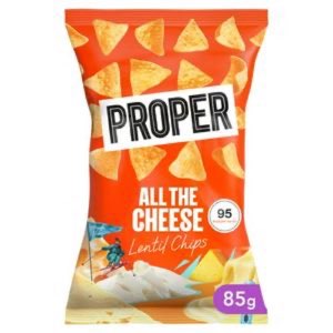 Proper All The Cheese Lentil Chips 85g