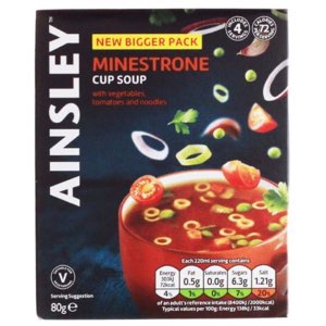 Ainsley Harriott Cup Soup Minestrone 4 Pack