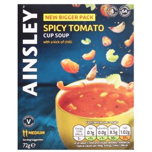 Ainsley Harriott Cup Soup Spicy Tomato 4 Pack