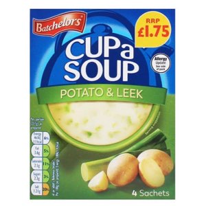 Batchelors Cup A Soup 107g Potato & Leek 4 Pack PMP